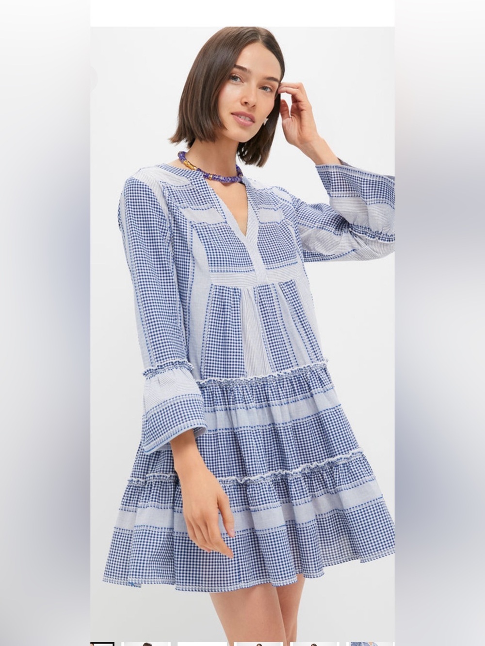 Tuckernuck Pomander Place New with tags Lainie Gingham Dress Small